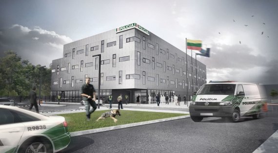 Photo from design firm Sigitas Kuncevičius / Visualization of Kaunas County Police Building begins