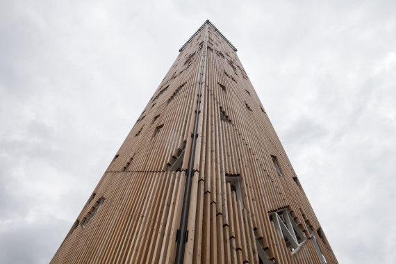 Marius Vizbaras / 15min photo / The tallest observation tower in Lithuania has opened in Birstonas