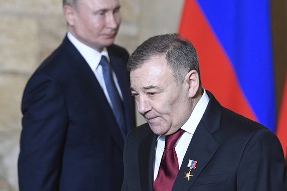 Scanpix / AP Photo / Arcadian Rotenberg and Vladimir Putin