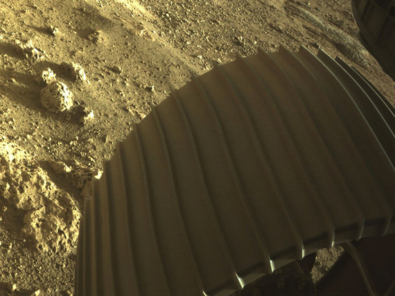 Scanpix Photo / One of the six wheels of a Martian on the surface of Mars