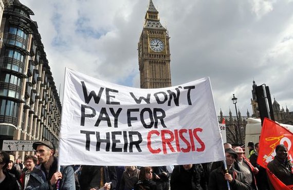 AFP / Photo by Scanpix / Protest in London in 2008