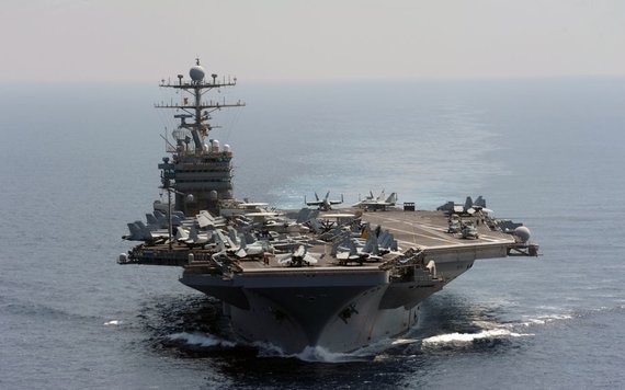 Photo by Scanpix / The Nimitz aircraft carrier is the world's largest warship