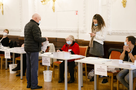 Erik Ovcharenko / 15min photo / Preliminary vote in the Seimas elections 