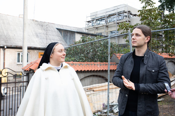 Sister Gabrielė and Saulius Rimas