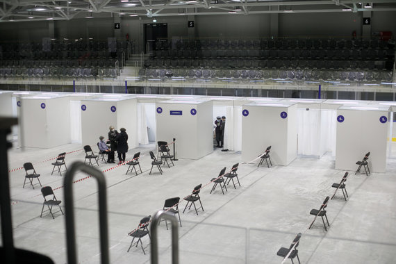 Erik Ovcharenko / 15min photo / Vaccination center inaugurated in Kaunas