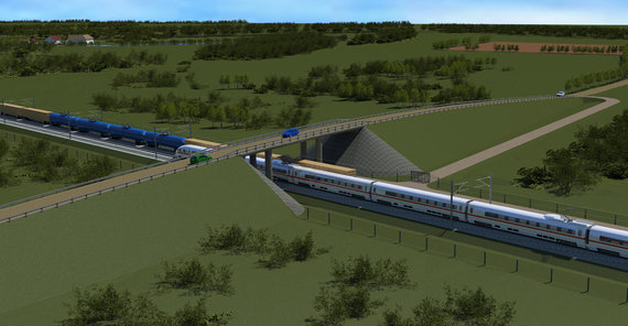 During the Rail Baltica project / project visualization, many new infrastructure objects will appear: viaducts, tunnels, etc.