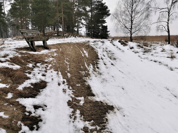 KNNP photo / Driving an ATV in Curonian Spit National Park is prohibited.