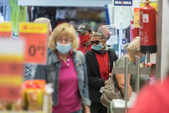 Photo by Julius Kalinskas / 15min / Visitors to the shopping center