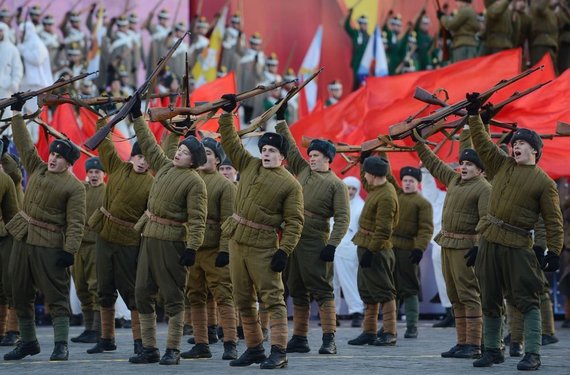 AFP / Scanpix Photo / Moment of a military parade