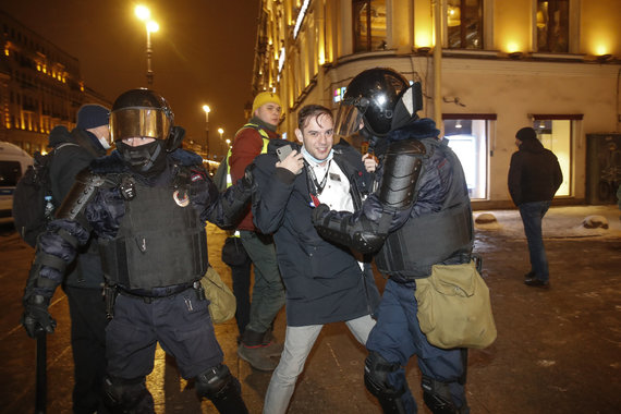 Photo by Scanpix / Protest in Russia