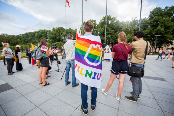 Photo by Luke April / 15min / Protest action to urge the police to better investigate hate crimes