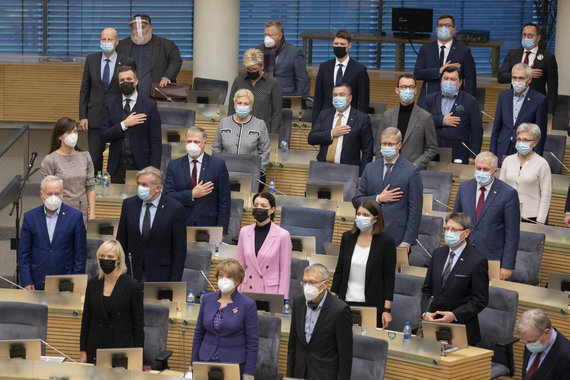 Photo by Lukas April / 15 minutes / Last session of the legislature of the Seimas 2016-2020