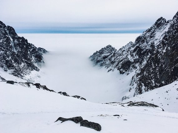 Photo from personal archive / Andrius Andrulevičius in the mountains