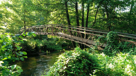 Photo by AirGuru / Bridge over the Ūla River