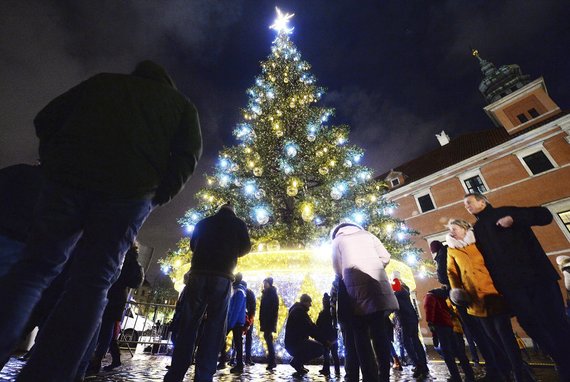 AFP / Scanpix photo / Christmas tree in Warsaw in 2019