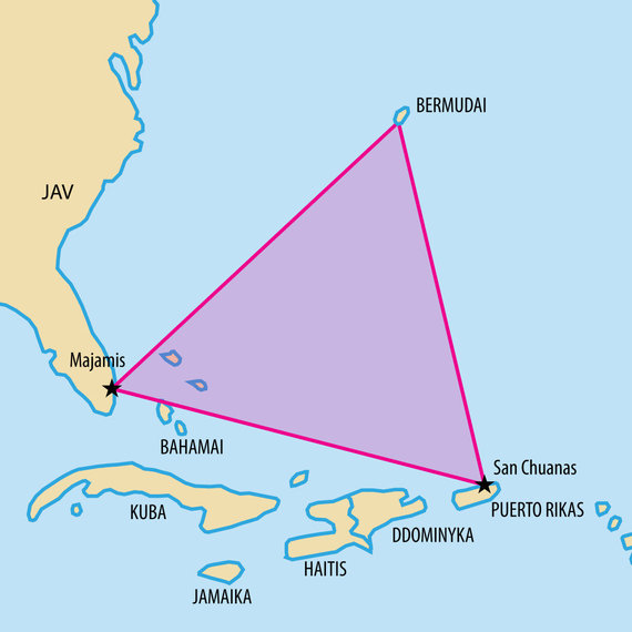 Artwork from Wikimedia Commons / Bermuda Triangle