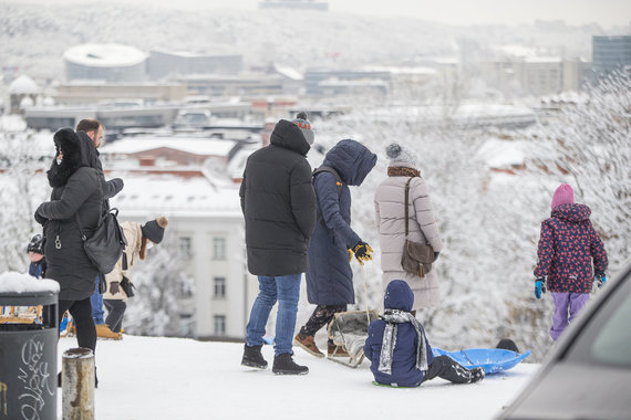 Photo by Rokas Lukoševičius / 15min / Afternoon of winter fun in Vilnius