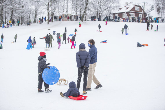 Photo by Rokas Lukoševičius / 15min / Afternoon of winter fun in Vilnius