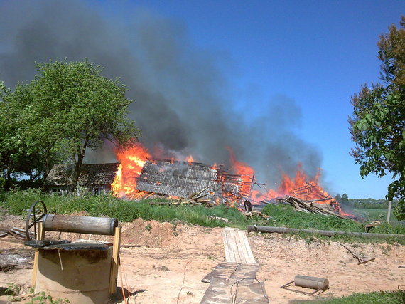 Personal archive photo / When I was renovating the house I also had a fire