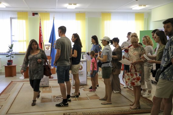 Scanpix / AP photo / Voting in the presidential elections in Belarus