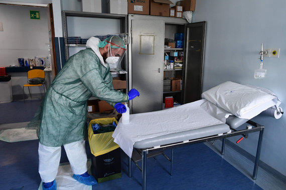 AFP / Scanpix photo / Pandemic hits the rich Italian region of Lombardy