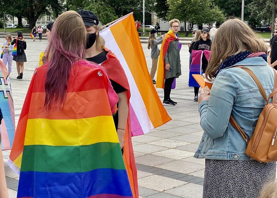 Photo by Valdas Kopūstas / 15-minute photo / LGBT march for equality in Vilnius