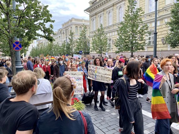 Photo by Valdas Kopūstas / 15-minute photo / LGBT march for equality in Vilnius