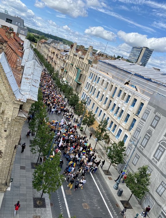 Photo by Valdas Kopūstas / 15-minute photo / LGBT march for equality in Vilnius