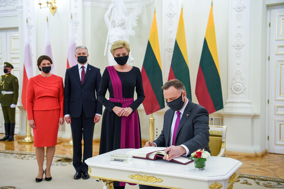 Office of the President of the Republic of Lithuania / Photo by R.Dačkus / Andžejus Duda, Gitanas Nausėda