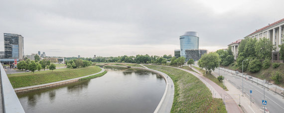 Vilnius Town Hall Photo / Proposed Bridge Project on Neris Project