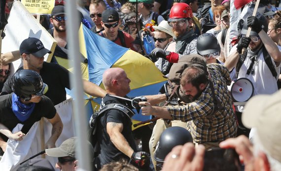 Scanpix / AP Photo / Far Right March and Counter-Protest in Charlottesville 2017