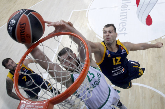 Photo from Getty Images / Euroleague.net/Martin Geben and Sergei Monia