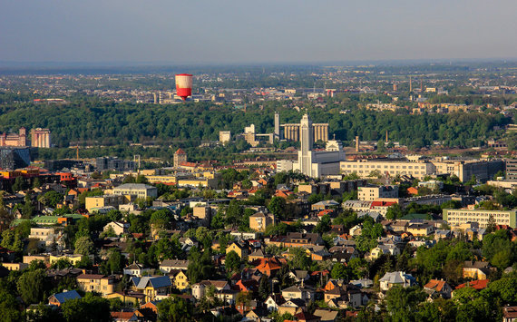 Photo by Karolina Stažytė / 613th birthday of Kaunas: fly over the celebrating city