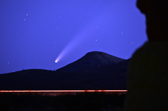 Photo from Scanpix / Zumapress.com / Neowise Comet