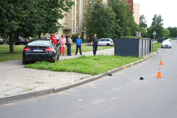 Photo by Tomas Markelevičius / 15min / At the scene of the accident.