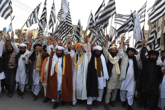 AFP / Scanpix photo / Afghans welcome the peace agreement between the United States and the Taliban