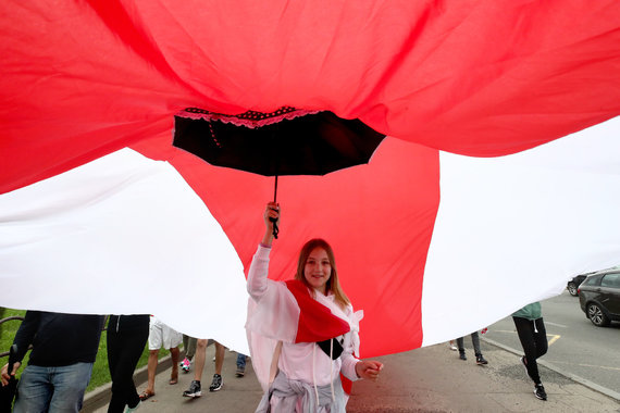 Photo by Scanpix / ITAR-TASS / Belarusian protesters hold a new demonstration