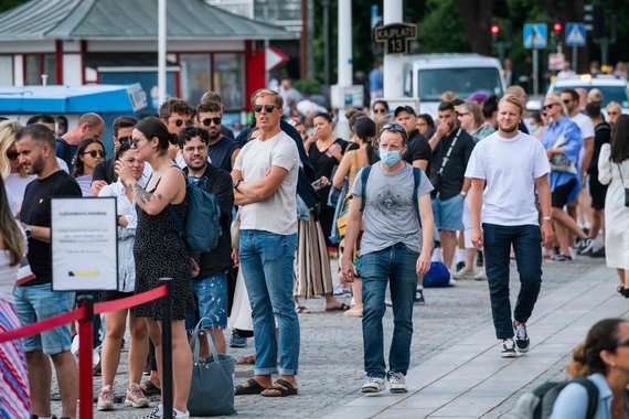 AFP / Scanpix photo / Sweden did not restrict the lives of citizens during the pandemic