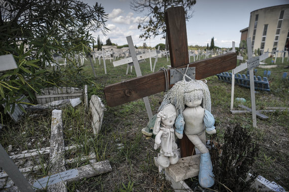 Scanpix / PA Wire / Photo by Press Association Images / Cemetery of embryos left after abortion in Rome