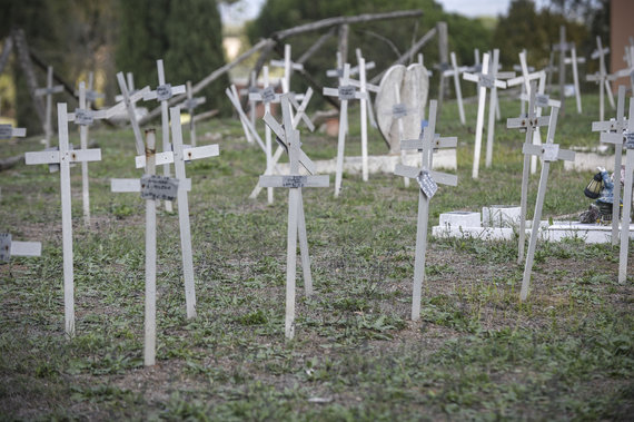 Photo by Scanpix / Cemetery of embryos left after abortion in Rome