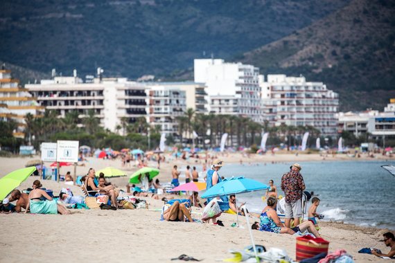 Photo by Scanpix / SIPA / Beach in Spain in August 2020