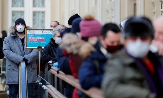 Reuters / Scanpix photo / Slow vaccination against coronavirus in Russia