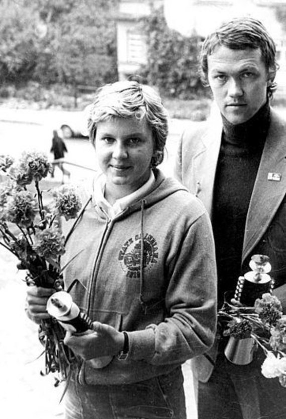 ltuswimming.com/Lina Kačiušytė with coach A.Gražiūnas