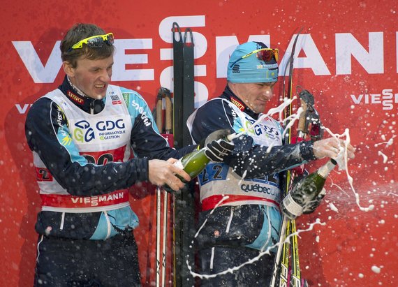 Photo by Scanpix / Nikolai Chebotko (right) has won the World Championship bronze in the team sprint.