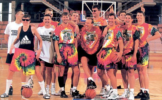 File photo LTOK / Lithuanian basketball team 1992