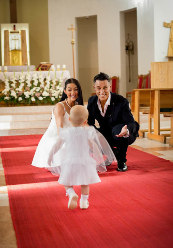 Diamond photo / christening moment