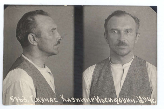 Kazimierz Skuch in Liubianka prison in Moscow. 1940 From the Lithuanian special archive