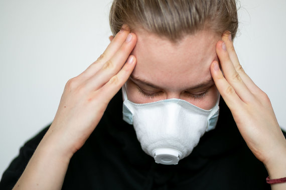 Photo by Sigismund Gedvila / 15min / Man with respirator