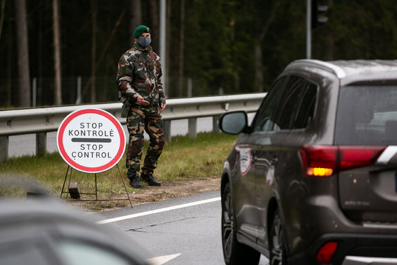 Žygimantas Gedvila / 15min photo / Police checkpoint on the Nemenčinė road