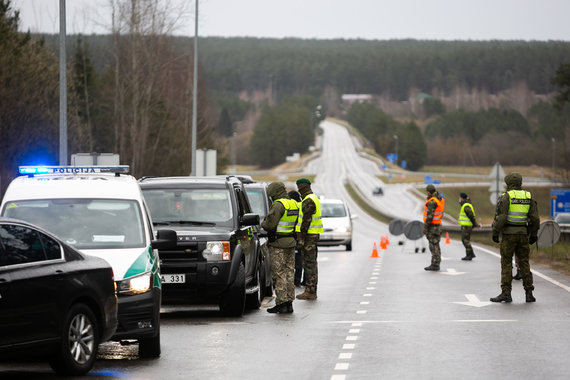 Žygimantas Gedvila / 15min photo / Police checkpoint on the Nemenčinė road